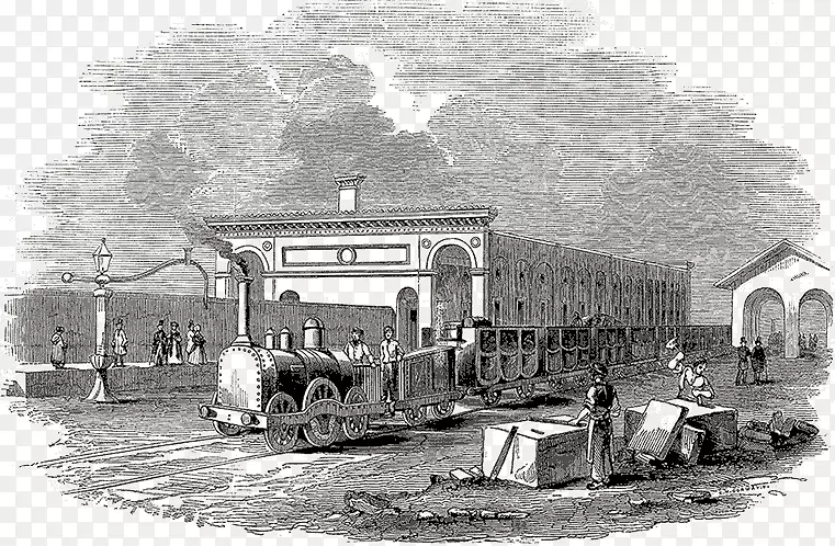 剑桥火车站铁路运输列车历史-藏红花瓦尔登卡姆斯