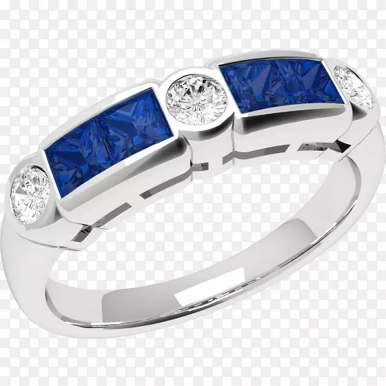 蓝宝石戒指钻石切割辉煌-蓝宝石钻石戒指设置
