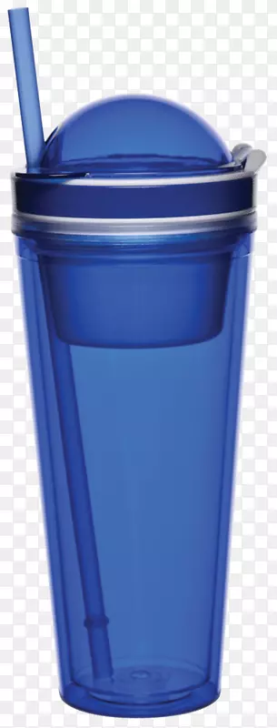 玻璃杯盖容器塑料标签杯吸管