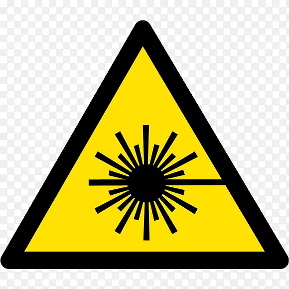 激光照明危险符号警告标志.辐射安全程序