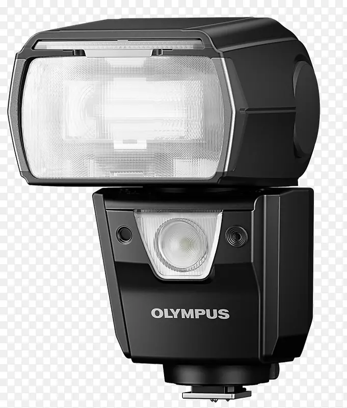 奥林巴斯om-d-m1标志ii奥林巴斯fl-900 r电子闪光灯闪存dvd录音机硬盘驱动器