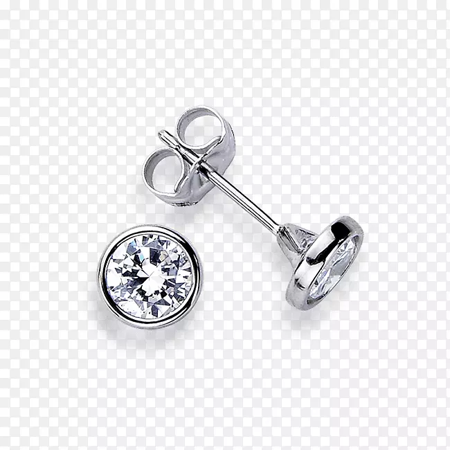 耳环立方氧化锆钻石闪亮珠宝