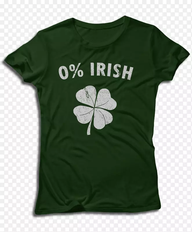 T恤叶袖字体产品-爱尔兰园林