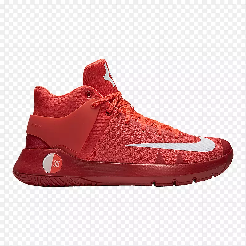 耐克kd trey 5 v运动鞋篮球鞋nike kd trey 5 iv深红色白色kd鞋