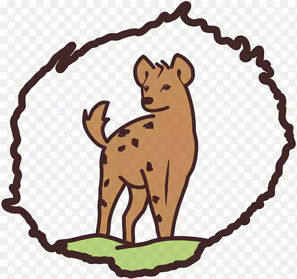 非洲野狗发现鬣狗