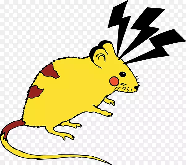 剪贴画老鼠卡通动物鼻子-老鼠