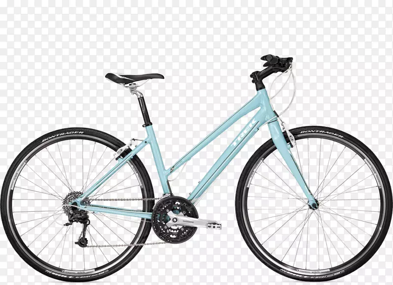 Trek自行车公司trek FX混合自行车越野车活力-白色施韦恩自行车