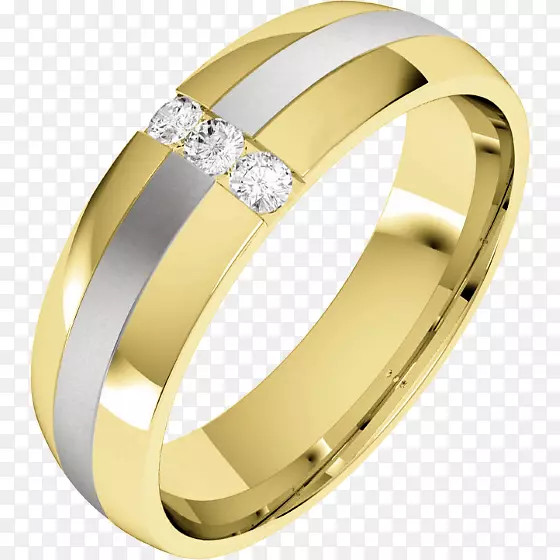 结婚戒指钻石金公主切割戒指