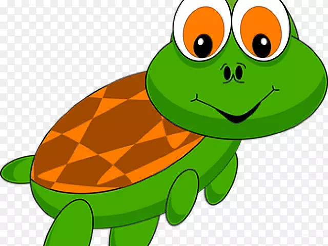 绿海龟爬行动物剪贴画-霍努
