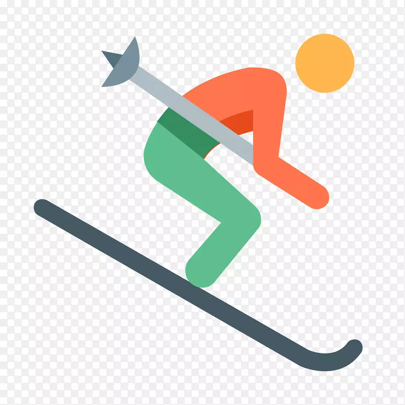 高山滑雪运动免费电脑图标-滑雪