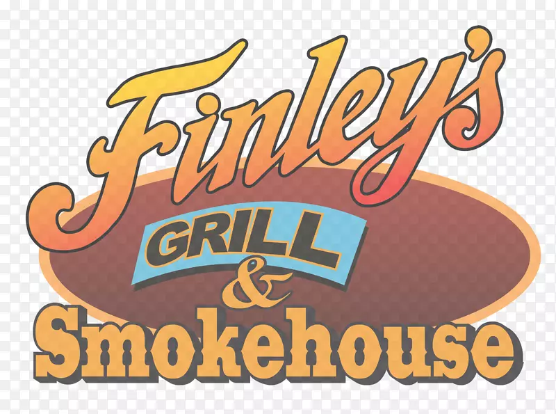 芬利烤肉店标志Finley‘s美式烤架餐厅杰克逊公司野餐字体