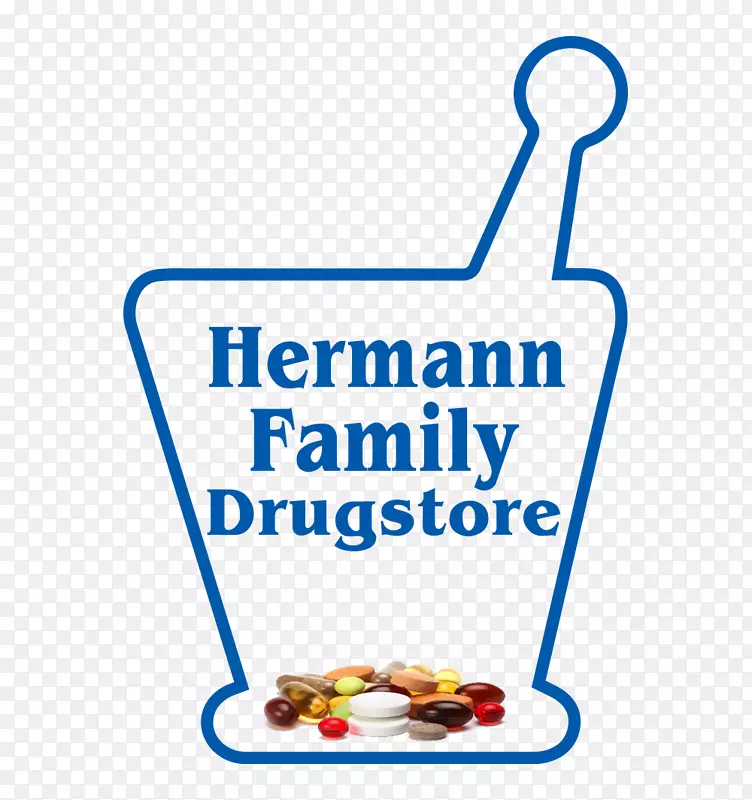 赫尔曼家庭药店剪贴画品牌系列产品药店