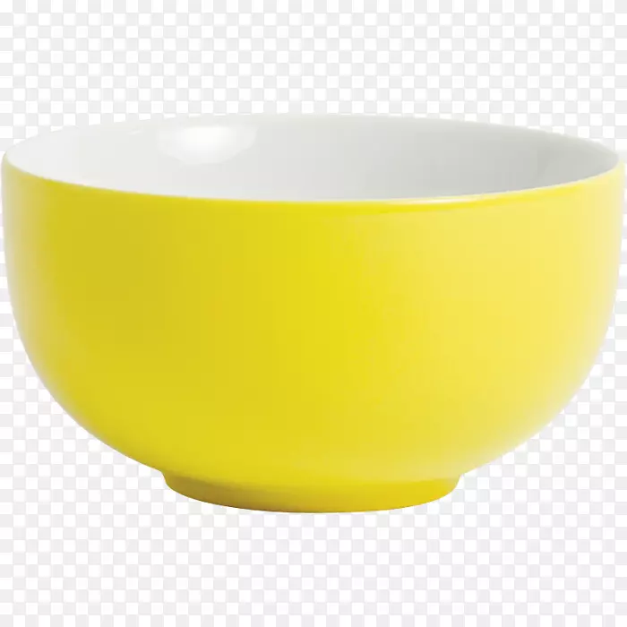 台面瓷黄碗