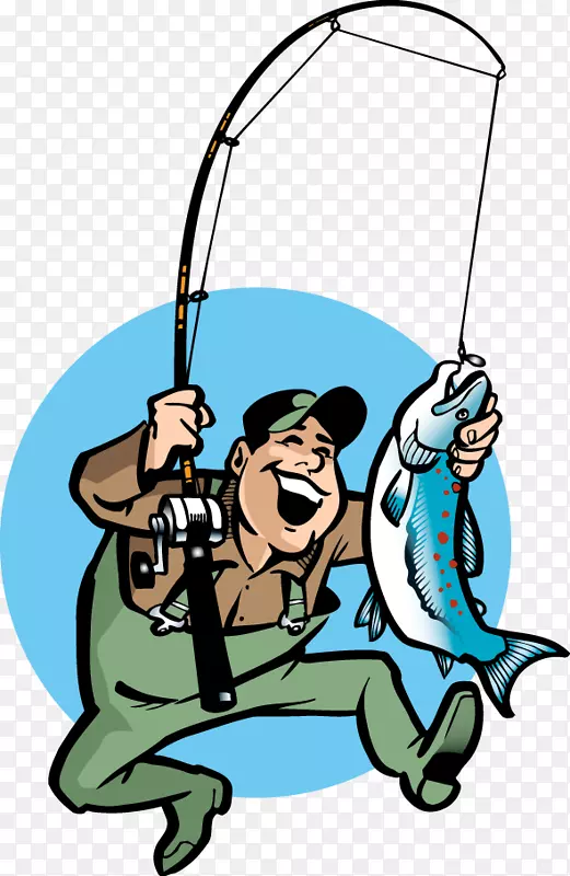 钓鱼渔民渔盘渔具钓鱼