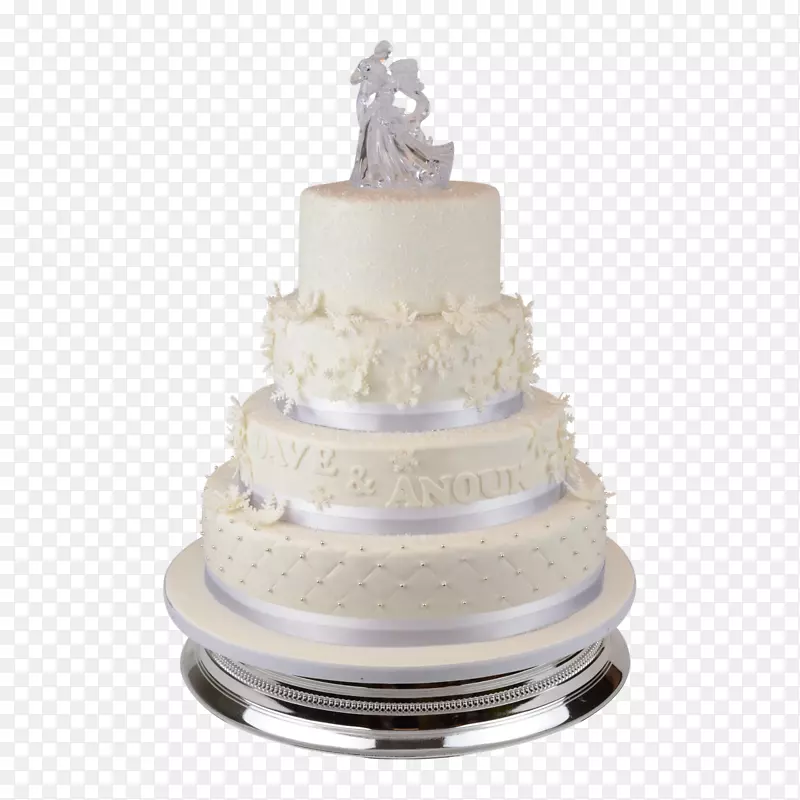 婚礼蛋糕，奶油霜，糖霜蛋糕，装饰皇家糖霜-婚礼蛋糕