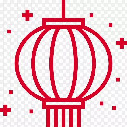 计算机图标adobe插图可伸缩图形图标设计.红色灯笼花