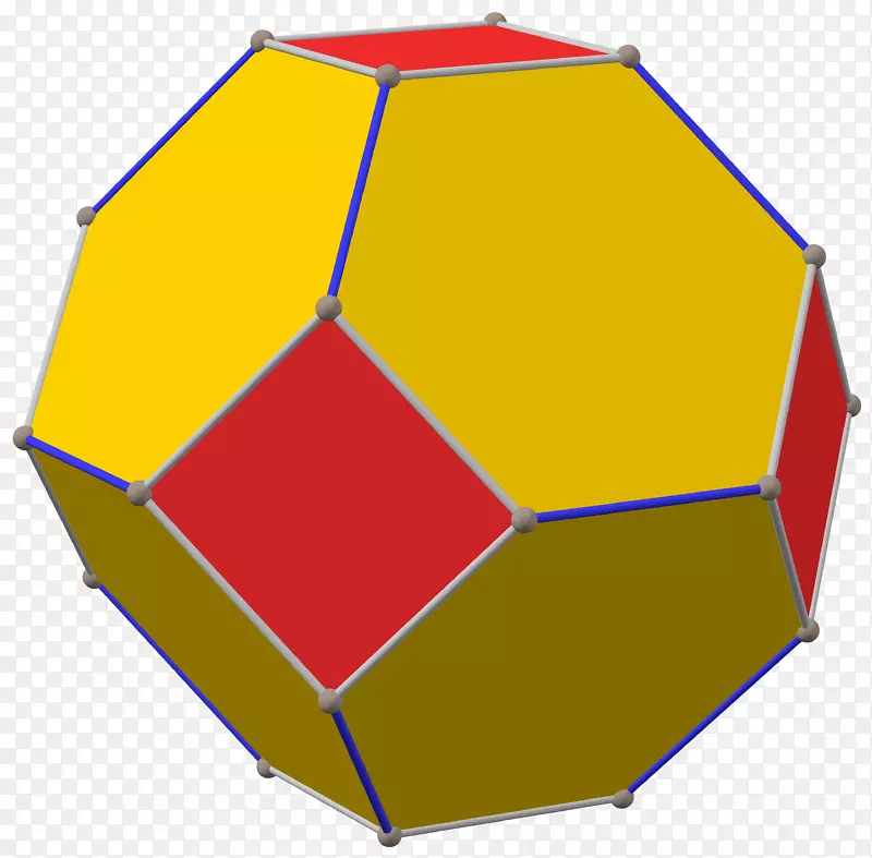 网多面体阿基米德实体几何截断八面体边