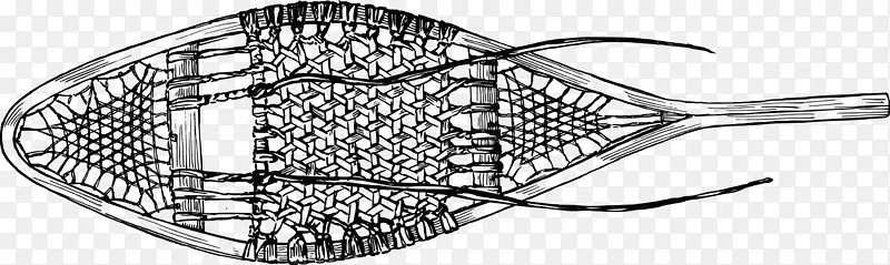 图形剪贴画雪鞋运动鞋.雪鞋