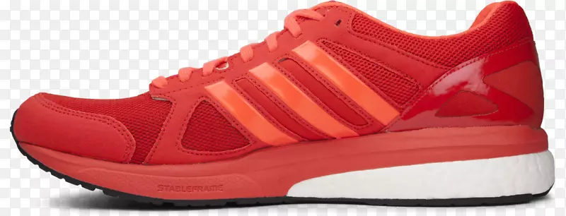 运动鞋，跑鞋，阿迪达斯-Rojo naranja