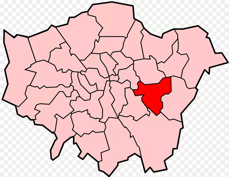 伦敦伊斯灵顿区、伦敦南沃克区、雷德布里奇区、伦敦树皮区和达根纳姆伦敦区