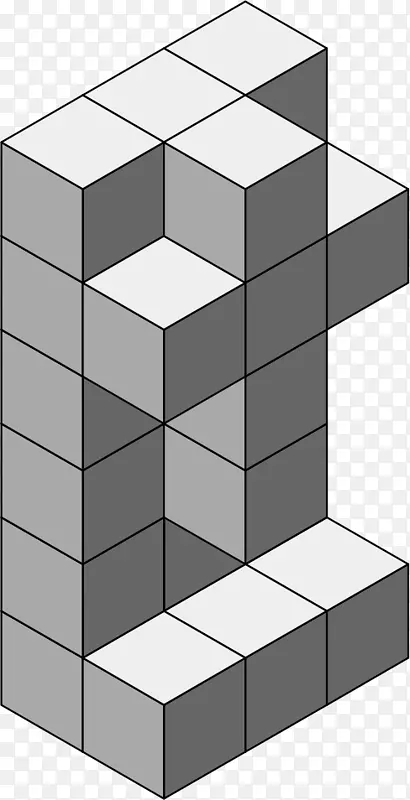 体立方体图案矩形模组折纸立方体