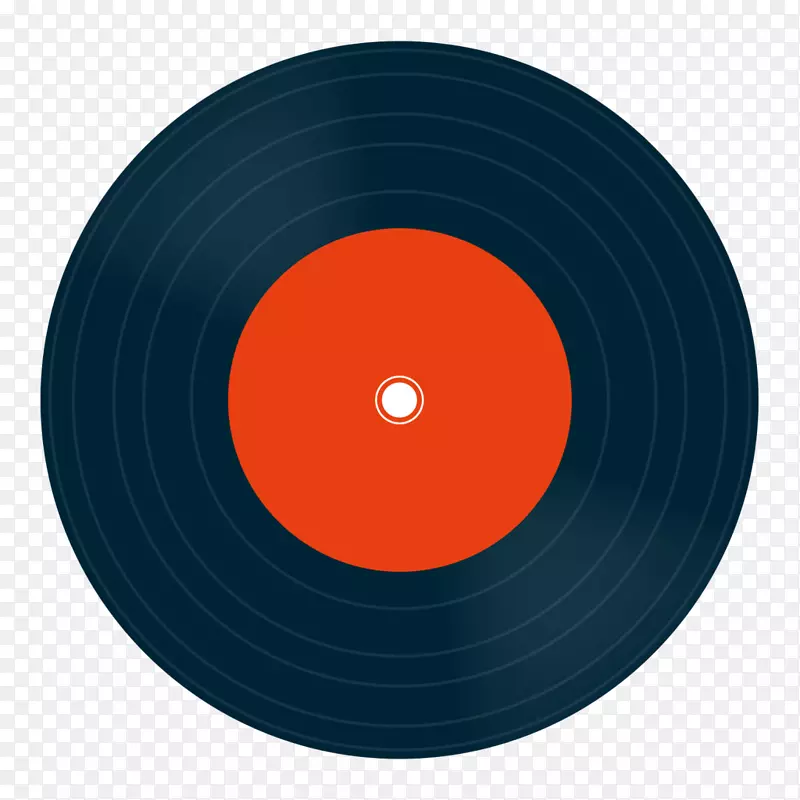留声机唱片产品设计橙色S.A。-endereccedilo符号