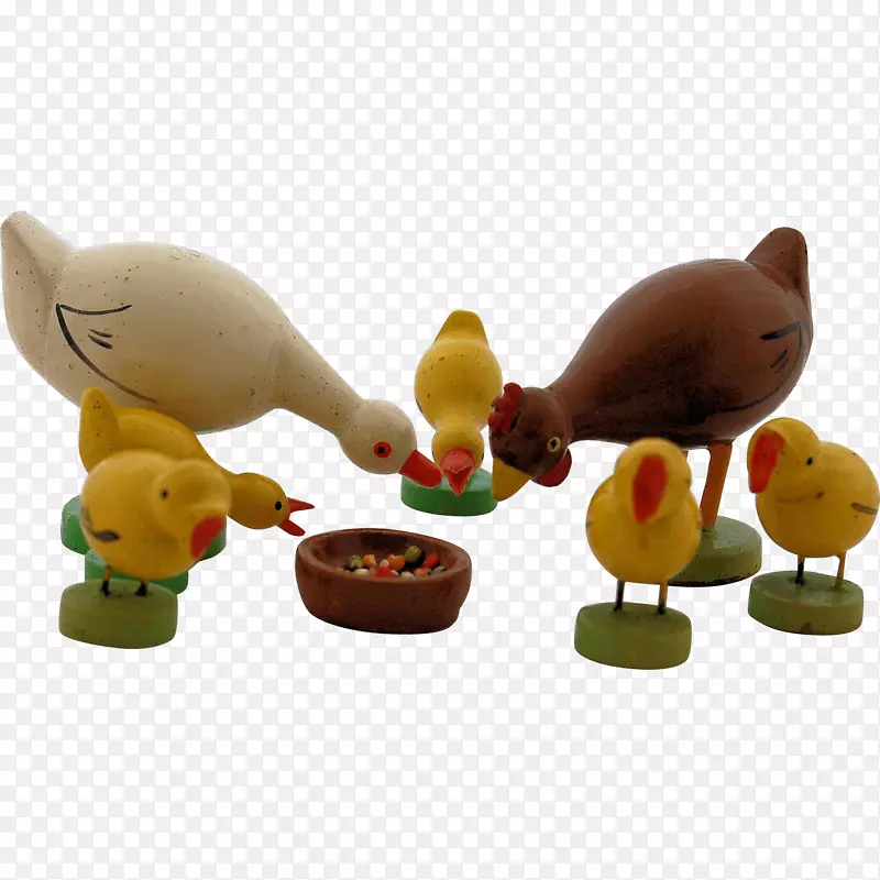 动物雕像玩具鸭微型玩具