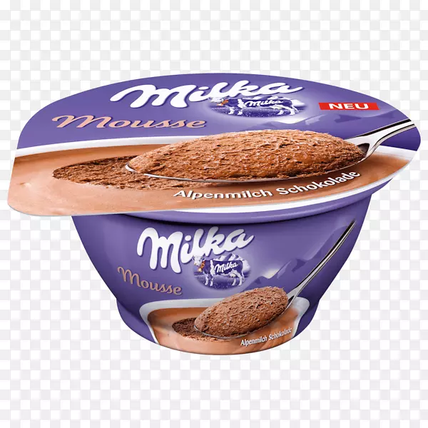巧克力布丁摩丝冰淇淋米尔卡冰淇淋