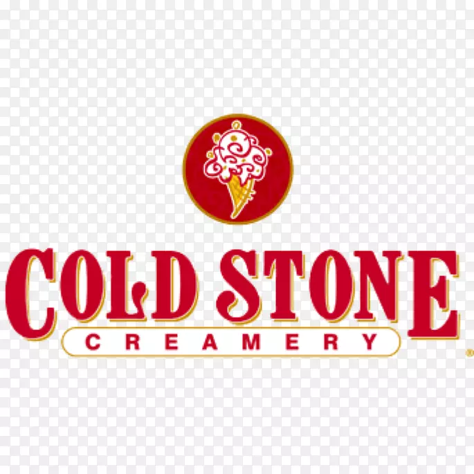 冷石奶油冰淇淋店标志-冰淇淋