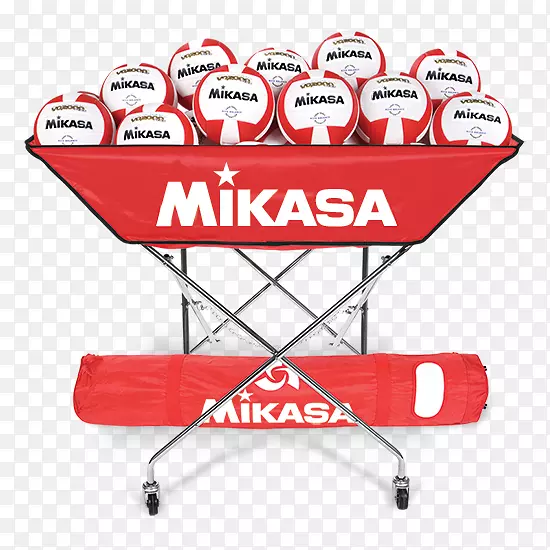 米卡萨排球手推车米卡萨运动吊床式排球球车w 12157塔基卡拉排球车-排球