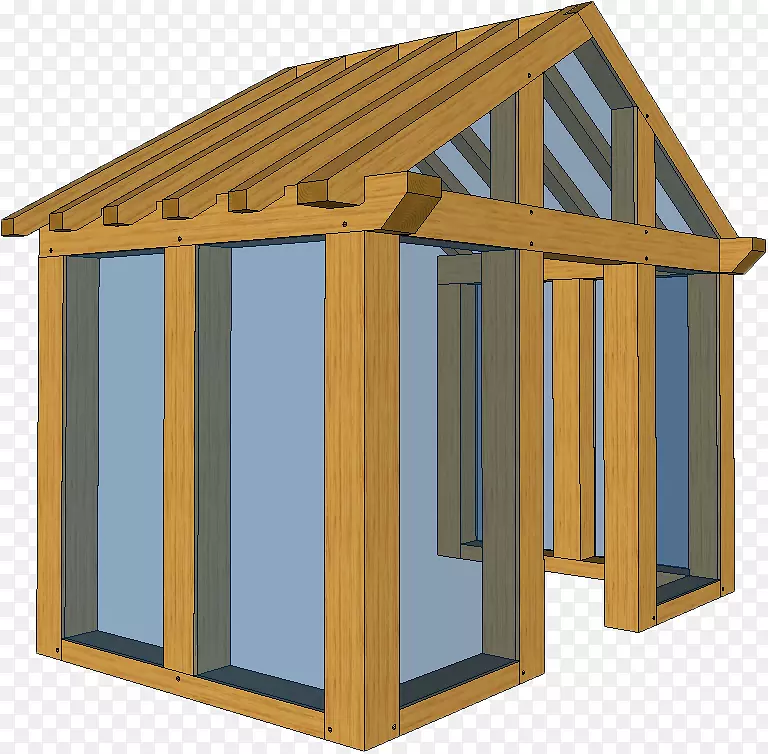 门廊棚屋顶建筑-窗户