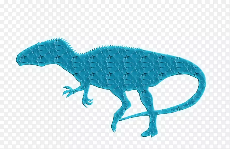 伶盗龙动物群微软蔚蓝动物-巨龙透明和半透明