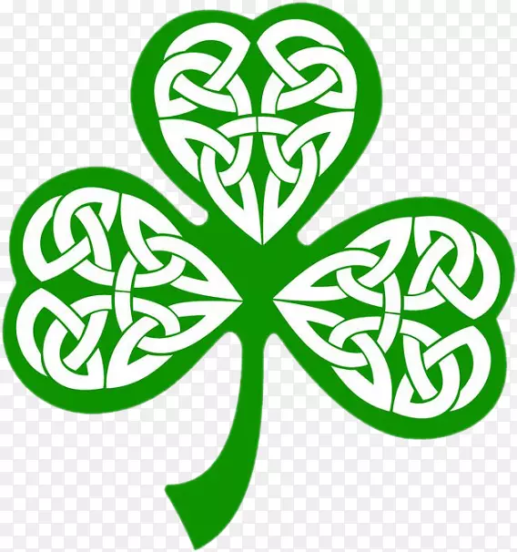 桑洛克爱尔兰凯尔特结爱尔兰人民圣帕特里克节