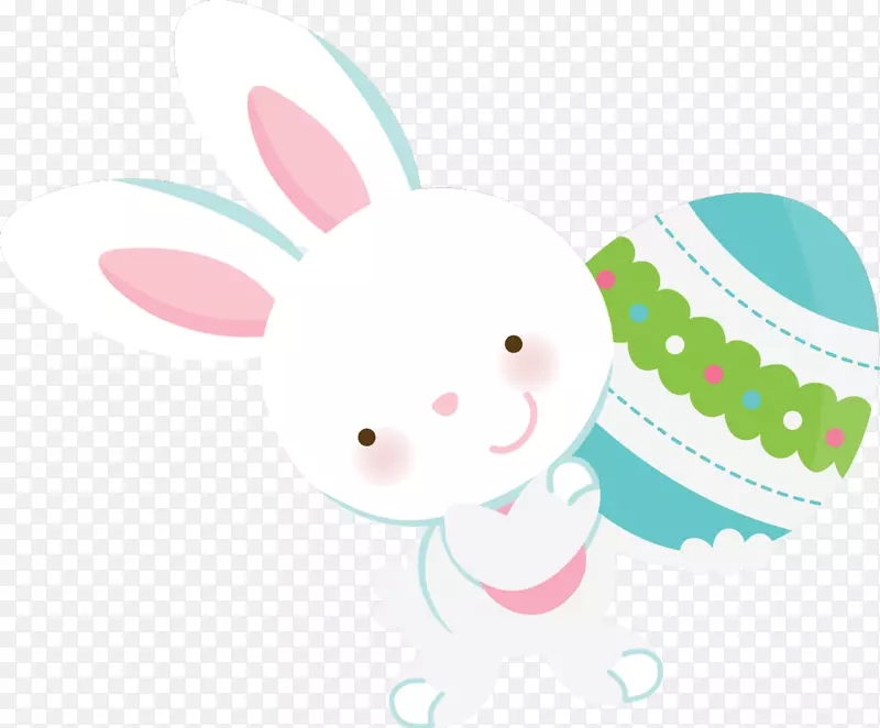复活节兔子图片剪辑艺术png图片-快乐兔子