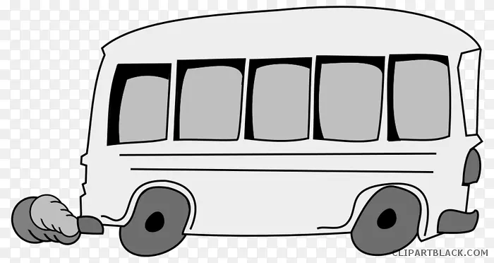 校车剪辑艺术形象教练-巴士