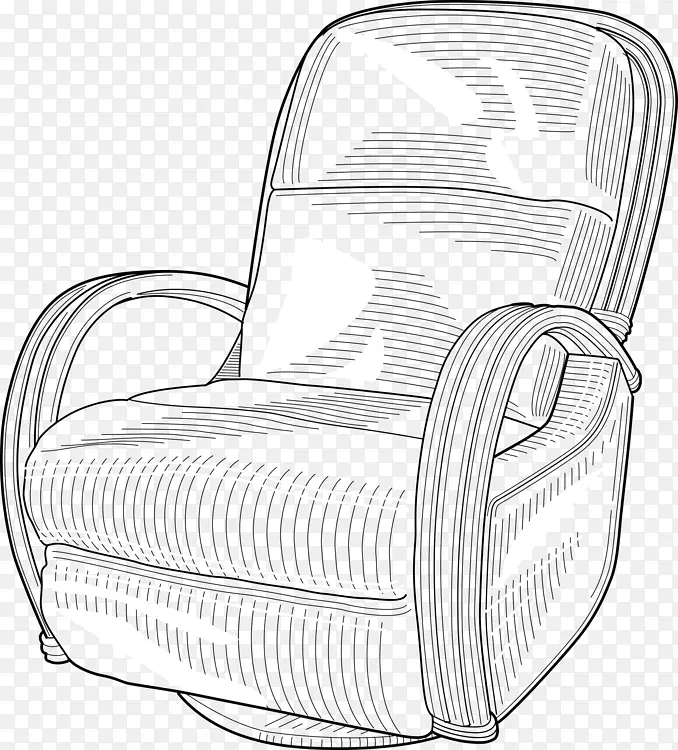 剪贴画躺椅图形Eames躺椅