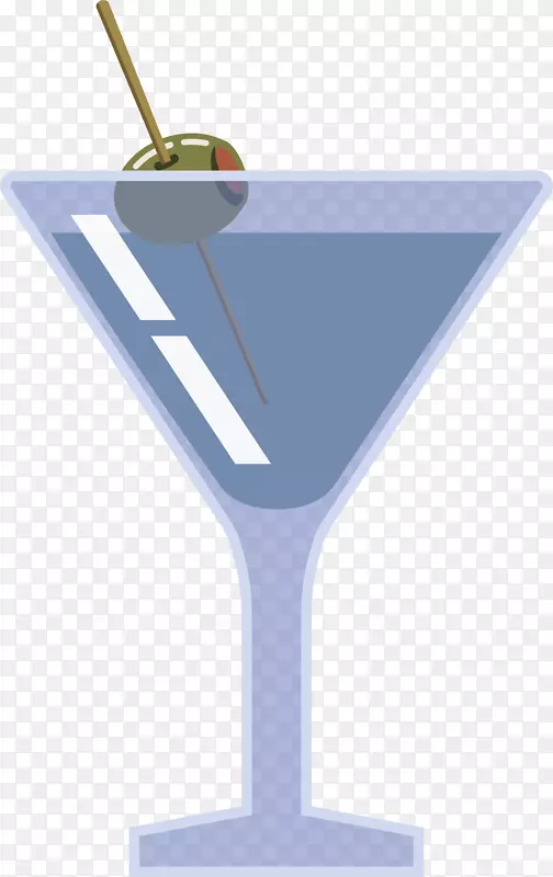 马提尼鸡尾酒玻璃图形剪辑艺术鸡尾酒