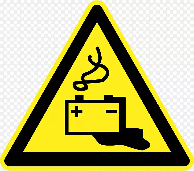 蓄电池充电器警告标志危险符号安全警告标志