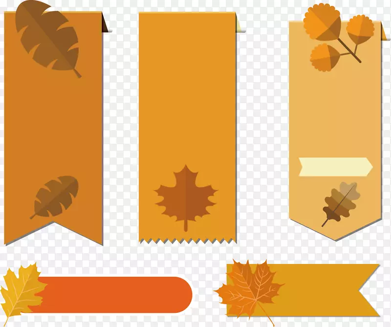 剪贴画图像秋季png图片设计.标签框