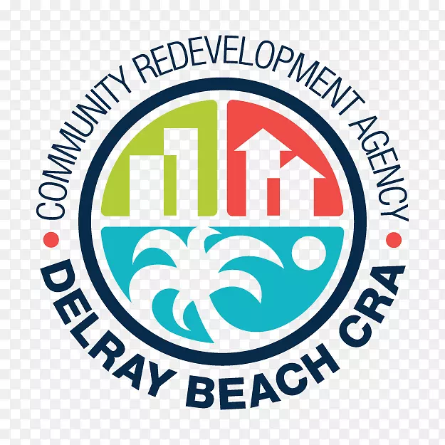 Delray海滩社区重建机构标志品牌组织商标