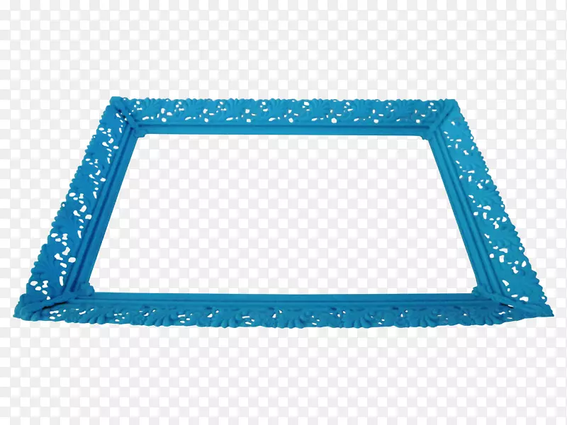 蓝色托盘长方形丝状板