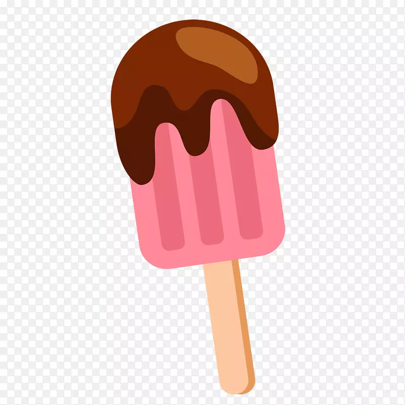 冰淇淋店冰棒棒糖巧克力卡通