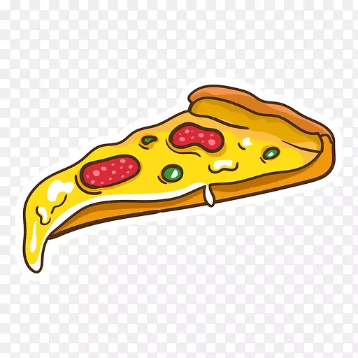 比萨饼辣香肠图像食物可伸缩图形.比萨饼