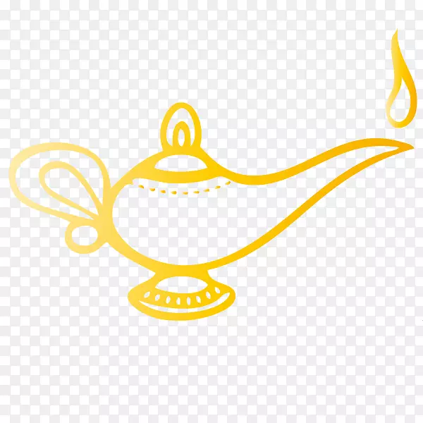 精灵阿拉丁公主茉莉花素描图形.阿拉伯符号
