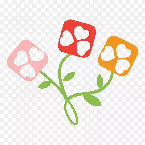 花卉花束设计标志花卉-终审法院徽章