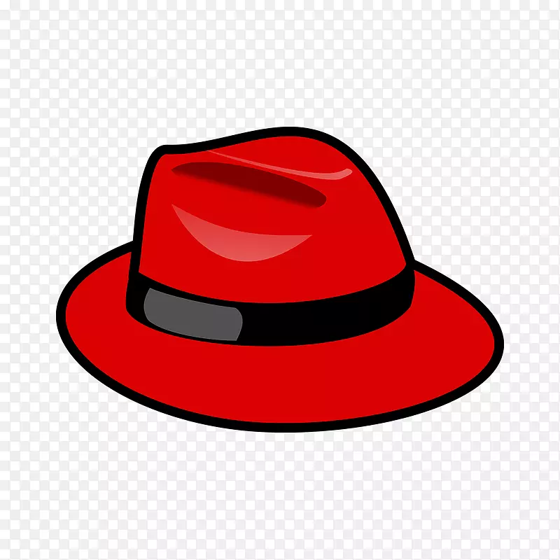 红帽软件红帽协会ibm fedora帽子