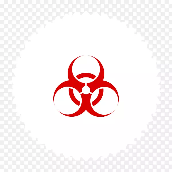 生物危险标签危险符号标记石棉徽章