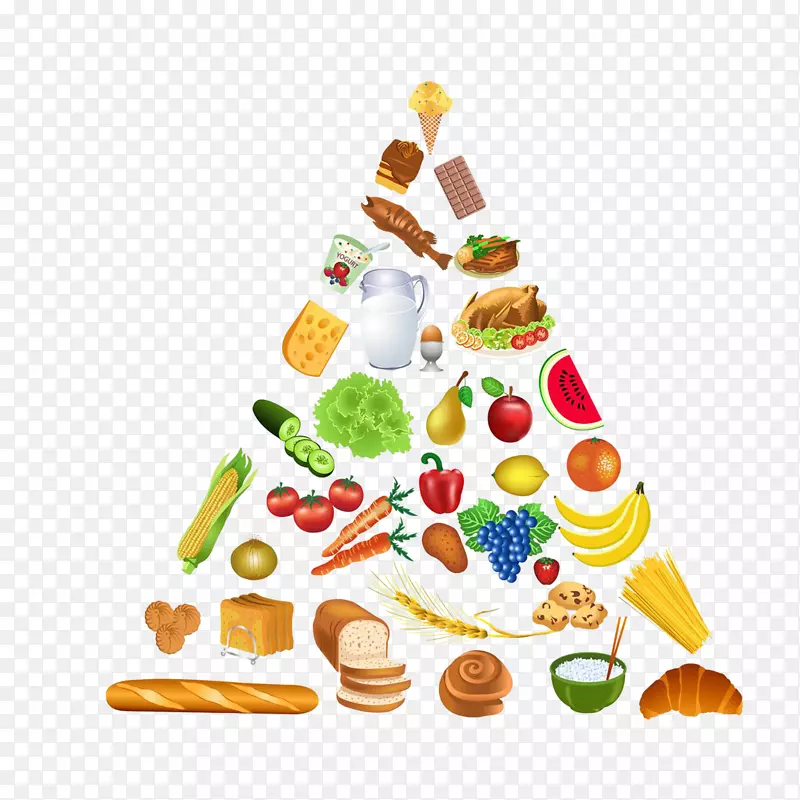 图形食物金字塔剪贴画图片背景食物