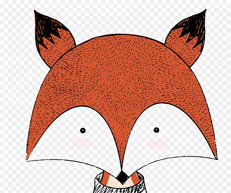 福克斯帆布版画插图海报-狐狸
