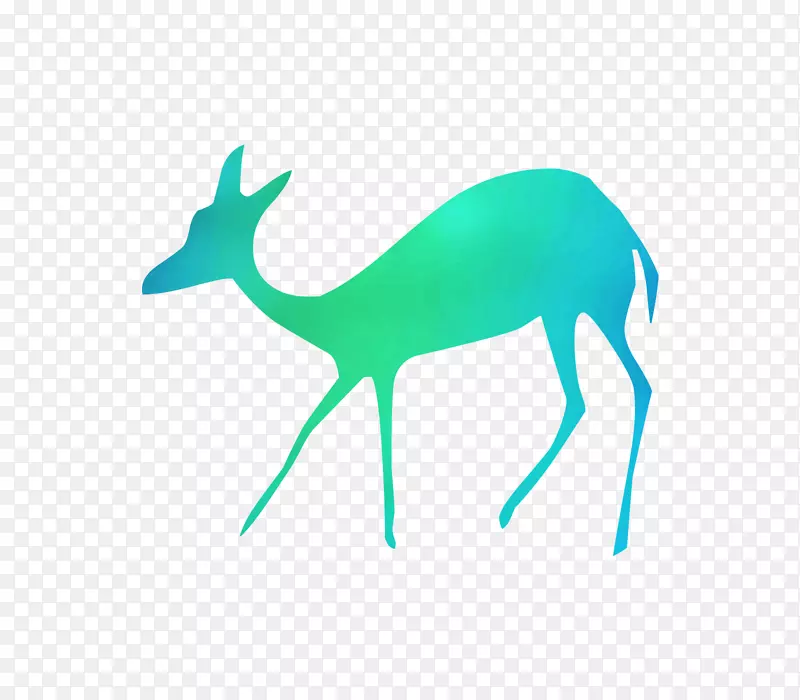驯鹿剪贴画羚羊标志设计